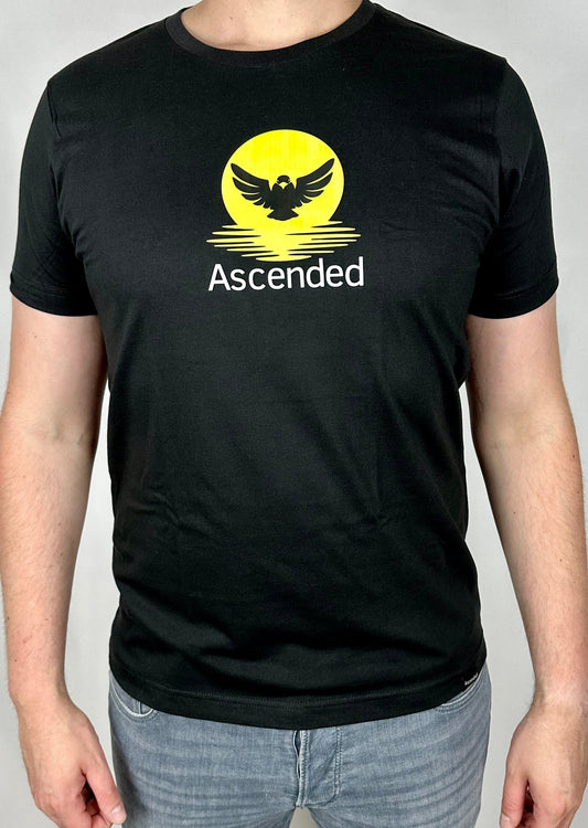 Basic T-Shirt Ascended Logo Men Black